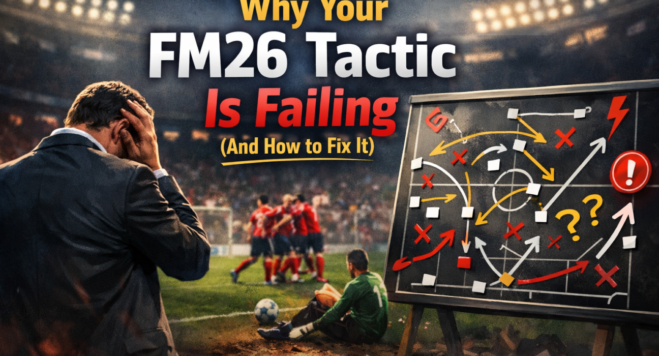 Why Your FM26 Tactic Is Failing - Football Manager 2026 tactical analysis