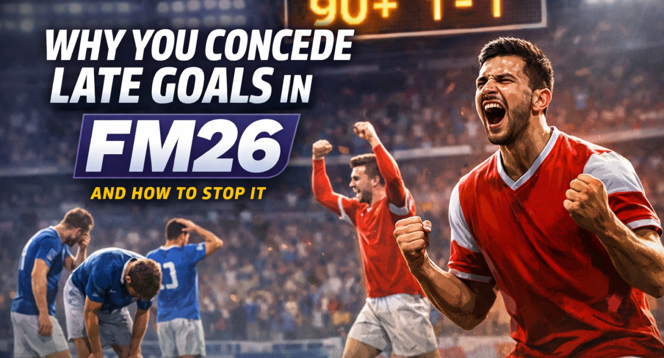 concede late goals in FM